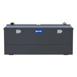 UWS - UWS ST-100-COMBO-MB Matte Black 100-Gallon Steel-Aluminum Combo Transfer Tank - Image 2
