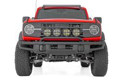 Rough Country Suspension Systems - Rough Country Black Front Bumper Bull Bar w/LED 21-25 Ford Bronco 51137 - Image 4