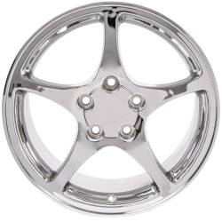 OE Wheels LLC - OE Wheels CV05 17x8.5 5x4.75 58mm Chrome CV05-17085-5475-58C - Image 2