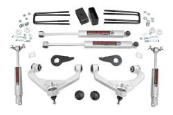 Rough Country Suspension Systems - Rough Country 97530 3.5" Suspension Lift for 11-19 Silverado/Sierra 2500HD/3500 - Image 1