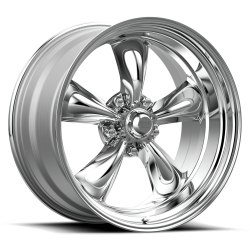American Racing Vintage - American Racing VN515 TORQ THRUST II 1 PC 15x8 5x4.5 0mm Polished VN5155866 - Image 1