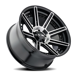 Ion Alloy - Ion Alloy 149 Series 20x10 5x5.0 -24mm Gloss Black/Machined 149-2173B - Image 2