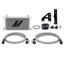 Mishimoto - Mishimoto MMOC-WRX-15 Silver Oil Cooler Kit for 15-21 Subaru WRX - Image 1