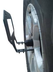 TrailFX - TrailFX JL07LP License Plate Bracket Black Steel for Spare Tire w/LED - Image 2