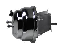 Leed Brakes - Leed Brakes H9 8" Dual Power Brake Booster w/Bracket Chrome - Image 1