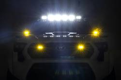 Rough Country Suspension Systems - Rough Country Black Series 3" LED Pod Lights SAE Fog-Amber Pair 70911 - Image 3