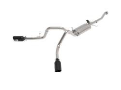 aFe Power - aFe 49-33129-B 3" SS Cat-Back Exhaust System w/Cut-Out Blk for 21-26 Ford F150 - Image 1