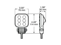 Peterson - Peterson M905-MV-AMP Vehicle-Mounted Work Light - Image 4
