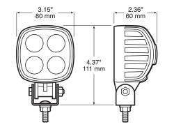 Peterson - Peterson V913-MV Vehicle-Mounted Work Light - Image 3
