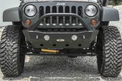 LoD Offroad - LoD Offroad JFB0703 Destroyer Shorty Front Bumper w/Bar for Jeep Wrangler JK - Image 1
