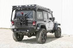 LoD Offroad - LoD Offroad JBC0741 Destroyer Full Rear Bumper w/Tire Carrier for 07-18 Wrangler - Image 2