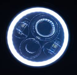 Quake LED - Quake LED QTE960 9" Headlights w/DRL Halo/Turn Signal for 18+ Jeep Gladiator/JL - Image 1