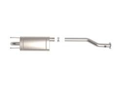 aFe Power - aFe 49-46049 2.5" Hi-Tuck Exhaust System for 00-04 Toyota Tacoma 2.4/2.7/3.4L - Image 3