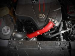 aFe Power - aFe 46-20488-R 2.75" Aluminum Hot Charge Pipe Red for 21-24 Toyota GR Supra 2.0L - Image 7