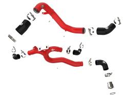 aFe Power - aFe 46-20504-R Aluminum Hot/Cold Charge Pipe Kit Red for 18-23 Kia Stinger 3.3L - Image 2