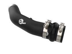 aFe Power - aFe 46-20738-B 3" Aluminum Hot Charge Pipe Black for 23-25 Ford F250/F350 SD - Image 1