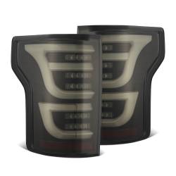 AlphaRex - AlphaRex 652040 Black LED Taillights for 15-20 Ford F150 - Image 1