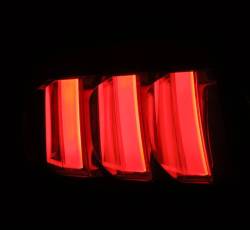 AlphaRex - AlphaRex 655020 Black Clear Prismatic LED Taillights for 15-23 Ford Mustang - Image 2