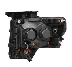AlphaRex - AlphaRex 880483 Projector Headlights Alpha Black for 09-14 Ford F150 - Image 2