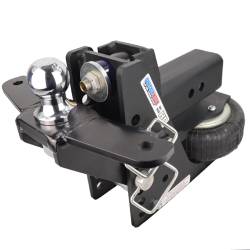 Shocker Hitch - Shocker Hitch SH-HDMB610-300-2SC Shocker HD 20K 3" Max Black Air Receiver Hitch - Image 1