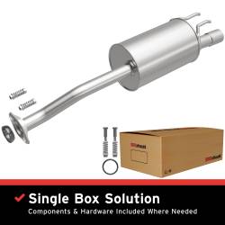 BRExhaust - BRExhaust 108-0050 Direct-Fit Rear Muffler Kit - Image 1