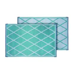 Faulkner - Faulkner 68901 Mat Walk & Play Dia Turq 36x68 Rectangular 37x4x4" - Image 1