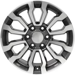 OE Wheels LLC - OE Wheels CV35 18x8.5 6x5.5 24mm Gunmetal/Machined CV35-18085-6550-26MG - Image 2
