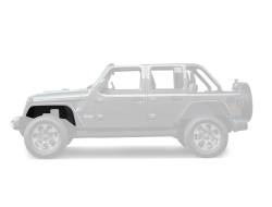 Black Horse Off Road - Black Horse TFFJL4F Black Front Inner Fender Liners for 18-25 Wrangler/Gladiator - Image 2