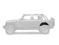 Black Horse Off Road - Black Horse TFFJL4R Rear Inner Fender Flares Liners for 18-25 Jeep Wrangler JL - Image 1