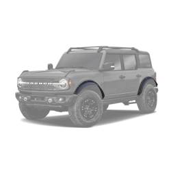 Black Horse Off Road - Black Horse FF-FBFR21 Front/Rear Fender Flares Black for 21-24 Ford Bronco - Image 2