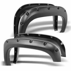 Black Horse Off Road - Black Horse FF-NITI01-SM-PKT Fender Flares Black for 04-15 Nissan Titan - Image 2