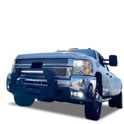 Black Horse Off Road - Black Horse AB-GM27 Amour Black Bull Bar for 20-24 Silverado/Sierra 2500HD/3500 - Image 2