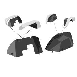 Black Horse Off Road - Black Horse INFR20G Full Set Inner Fender Flares Liners Front/Rear - Image 1