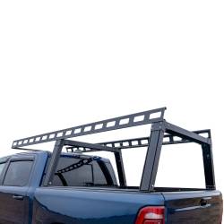 Black Horse Off Road - Black Horse CSFRHD65B Base K2 Over Cab Rack Black 3/4-Ton Trucks 6.4-6.7' - Image 1