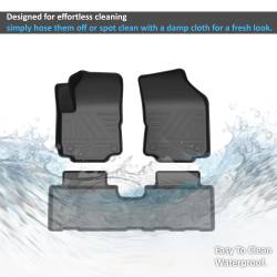 Black Horse Off Road - Black Horse FMGTE24 Totaliner HD Anti-Skid Floor Mat Rug Liner 17-22 Equinox - Image 2