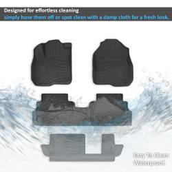 Black Horse Off Road - Black Horse FMHCR23 Totaliner HD Anti-Skid Floor Mat Rug Liner 23-25 Honda CR-V - Image 2