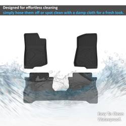 Black Horse Off Road - Black Horse FMJGA20 Totaliner HD Anti-Skid Floor Mat for 20-24 Jeep Gladiator - Image 2