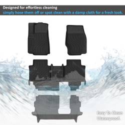 Black Horse Off Road - Black Horse FMJGC23 Totaliner HD Anti-Skid Floor Mat 23-24 Jeep G. Cherokee L - Image 2