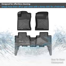 Black Horse Off Road - Black Horse FMT4R13 Totaliner HD Anti-Skid Floor Mat Rug Liner 13-24 4Runner - Image 2
