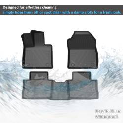 Black Horse Off Road - Black Horse FMTRA19 Totaliner HD Anti-Skid Floor Mat for 19-25 Toyota Rav4 - Image 2
