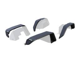 Black Horse Off Road - Black Horse TFRF20G F/R Tubular Fender Flares Set for 20-23 Jeep Gladiator JT - Image 1