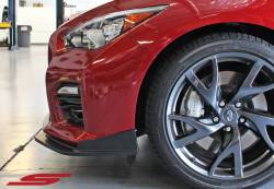 Stillen - Stillen KB11225 Sport Front Splitter Matte Black for 14-17 Infiniti Q50 Sport - Image 8