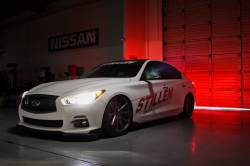 Stillen - Stillen KB11226 Premium Front Splitter Matte Black for 14-17 Infiniti Q50 - Image 7