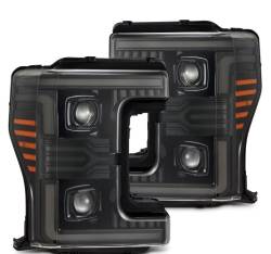AlphaRex - AlphaRex 880322 Black Projector Headlights for 17-19 Ford Super Duty - Image 1