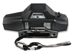 Mile Marker - Mile Marker 78-53141 Mission 8K Black Synthetic Rope Recovery Winch - Image 1