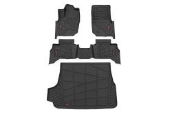 Rough Country Suspension Systems - Rough Country Front/Rear Floor Liners Black for 2025 Toyota 4Runner SM71325 - Image 1