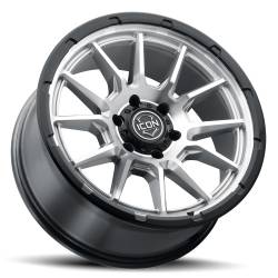 ICON Alloys - ICON Alloys 8320906356SMGB CAJON SILVER MACH GB LIP 20x9 6x135 16MM 5.625" BS - Image 3