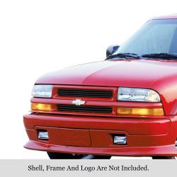 APS - APS Stainless Billet Grille Black 98-05 Chevrolet S10/Blazer GR03FEG05J - Image 1
