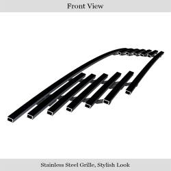 APS - APS Stainless Billet Grille Black 99-04 Ford Mustang GR06FFJ21J - Image 2