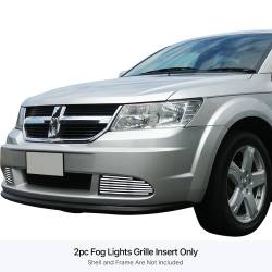 APS - APS Stainless Billet Fog Light Grilles Polish GR04FFH78S - Image 1